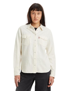 Camisa Levi's De Algodón Manga Larga Para Mujer