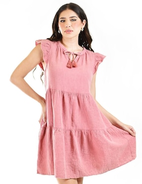 Vestido Corto Casual Roman Fashion Para Mujer