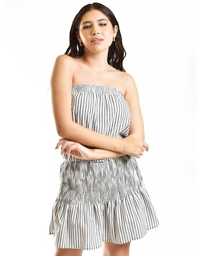 Vestido corto casual Roman Fashion para mujer