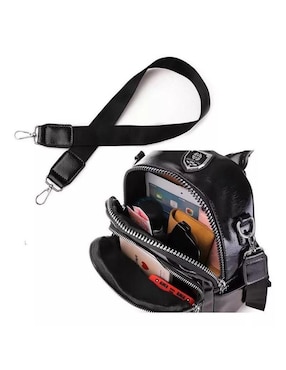 Backpack Likëpink W-Pack de cuero para mujer