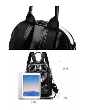 Backpack Likëpink W-Pack de cuero para mujer