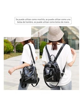 Backpack Likëpink W-Pack de cuero para mujer