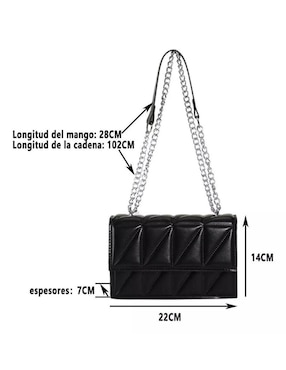 Bolsa bandolera Likëpink Xwoman para mujer