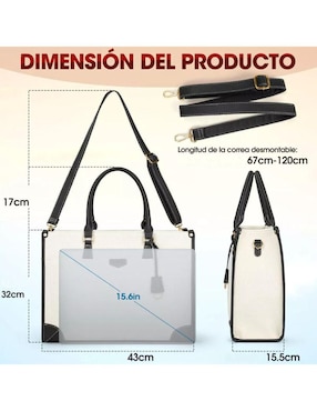 Bolsa tote Likëpink Techtote para mujer