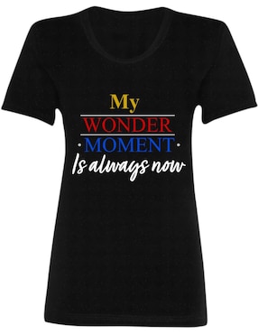 Playera manga corta Marëvnyk Yoga cuello redondo para mujer