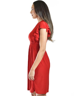 Vestido a la rodilla casual Roman Fashion para mujer