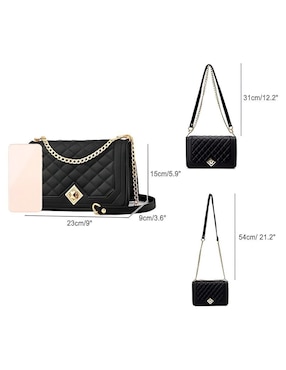 Bolsa crossbody Likëpink Blackgold para mujer