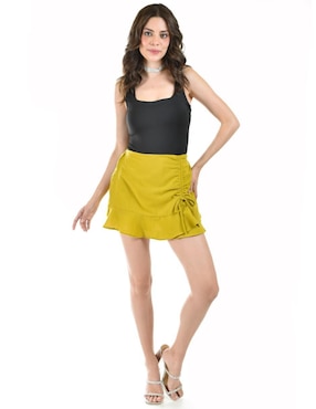 Falda short Roman Fashion a la cintura