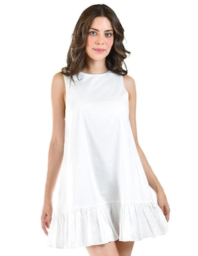 Vestido Mini Casual Roman Fashion Para Mujer