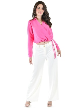 Blusa Roman Fashion manga larga para mujer