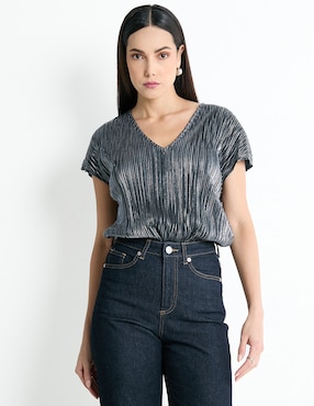 Blusa Vero Moda Manga Corta Para Mujer