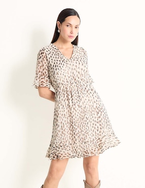 Vestido Corto Casual Vero Moda Para Mujer