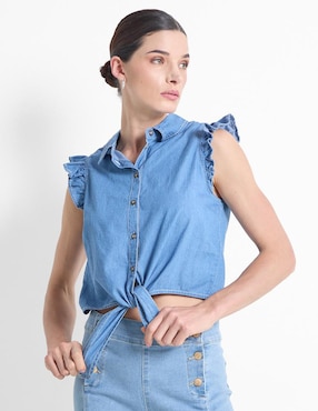 Camisa Vero Moda Manga Corta Para Mujer