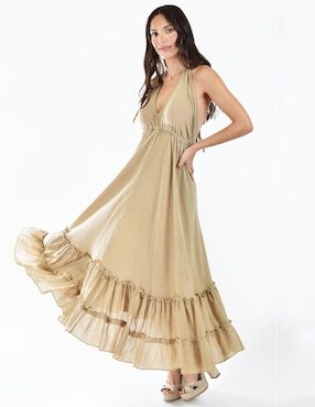 Vestido crop casual Roman Fashion para mujer