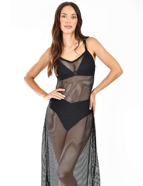 Vestido crop casual Roman Fashion para mujer