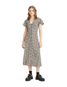 Vestido Midi Casual Levi's Para Mujer