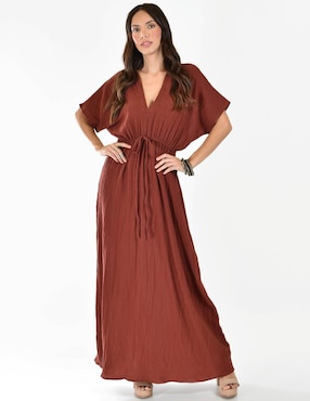 Vestido Largo Casual Roman Fashion Para Mujer