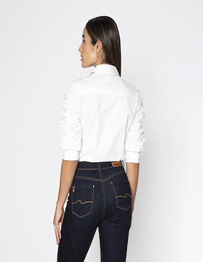 Blusa Studio F manga larga para mujer