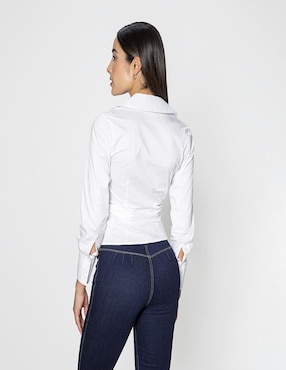 Blusa Studio F manga larga para mujer
