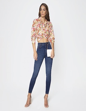 Blusa Studio F manga 3/4 para mujer