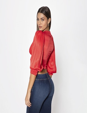 Blusa Studio F manga 3/4 para mujer