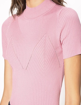 Blusa Studio F manga corta para mujer