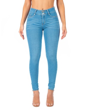 Jeans Skinny Opp's Jeans Corte Cintura Alta Para Mujer