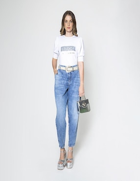 Jeans straight Studio F para mujer