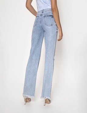 Jeans straight Studio F Hot Fix para mujer