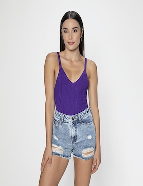 Blusa Studio F sin manga para mujer