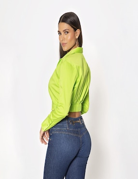 Blusa Studio F manga larga para mujer