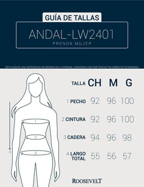 Chaleco Roosevelt para mujer