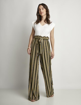 Jumpsuit Devendi Estampado A Rayas Para Mujer