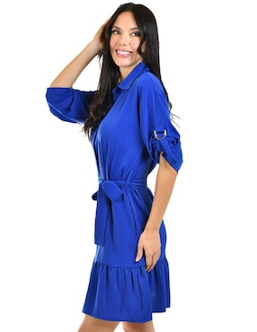 Vestido arriba de la rodilla casual Roman Fashion para mujer