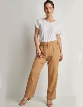 Pantalón Devendi Straight Para Mujer