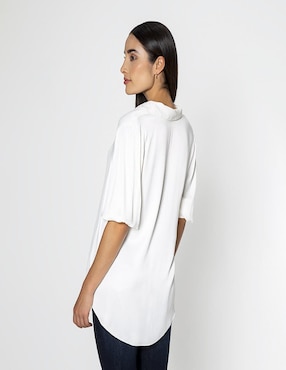 Blusa Studio F manga 3/4 para mujer