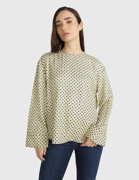 Camisa Tommy Hilfiger Manga Larga Para Mujer