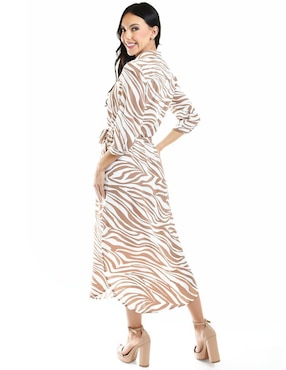 Vestido midi casual Roman Fashion para mujer