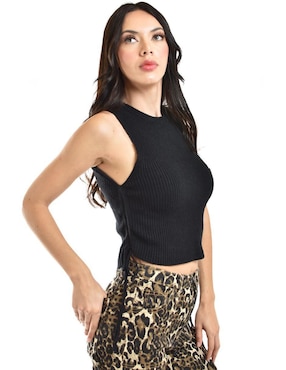 Blusa Roman Fashion sin manga para mujer
