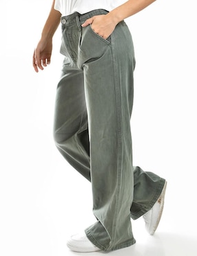 Jeans loose Roman Fashion J-Bal-6714-Verde para mujer