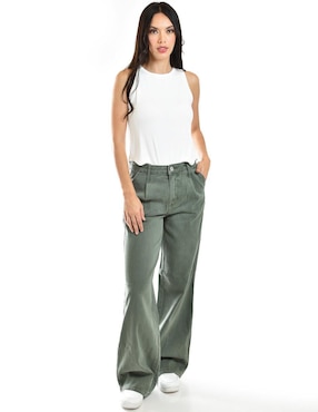 Jeans loose Roman Fashion J-Bal-6714-Verde para mujer