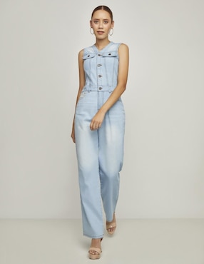 Jumpsuit Devendi De Mezclilla Para Mujer