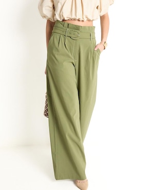 Pantalón Relaxed MAP Wide Leg Para Mujer