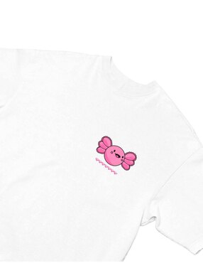 Playera manga corta Juana Gallo Ajolo Pop cuello redondo para mujer
