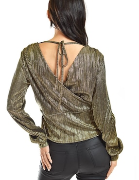 Blusa Roman Fashion manga larga para mujer