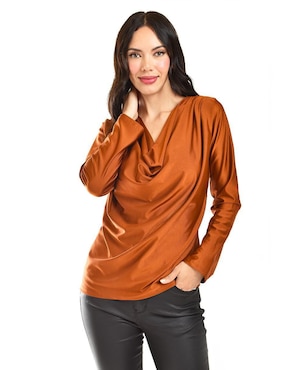 Blusa Roman Fashion Manga Larga Para Mujer