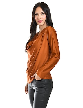 Blusa Roman Fashion manga larga para mujer