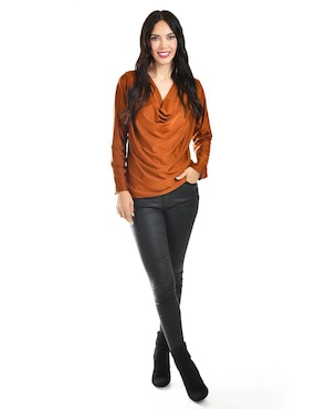 Blusa Roman Fashion manga larga para mujer