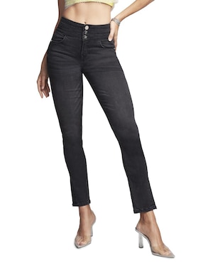 Jeans Straight Seven Jeans Corte Cintura Alta Para Mujer