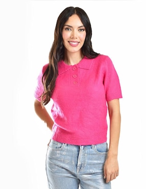 Blusa Roman Fashion manga corta para mujer